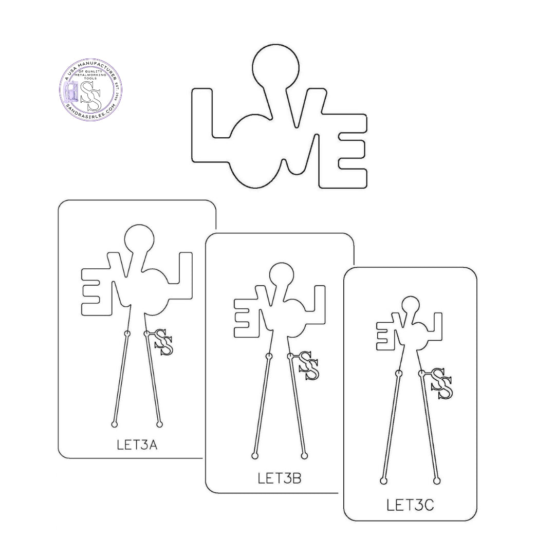 PANCAKE DIE LET3 LOVE CIRCLE